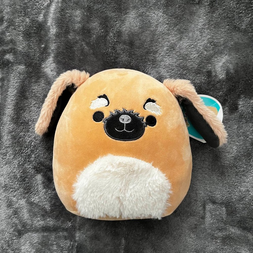 Brown Dog Squishmallow Small